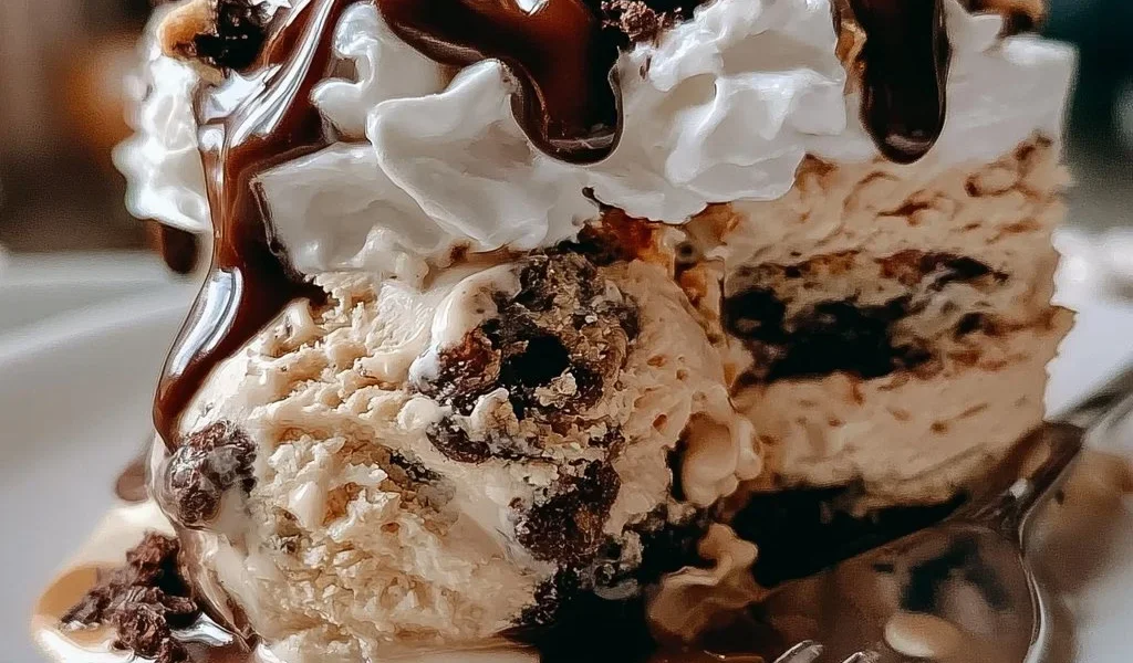 Torta Gelato con Impasto di Biscotti: un dessert rinfrescante e goloso.