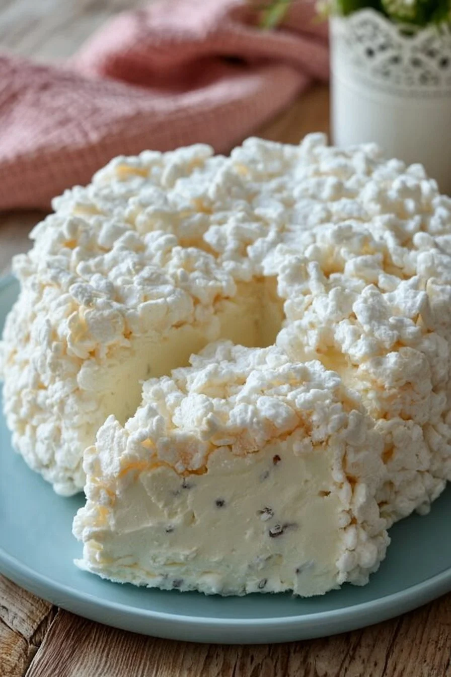 Torta Gelato con Meringhe Sbriciolate