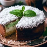 Torta menta cocco e Nutella pronta in 5 minuti con yogurt
