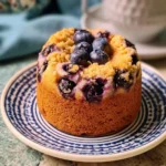 Torta Muffin ai Mirtilli pronta da gustare