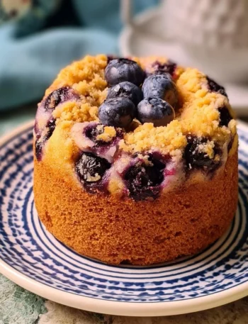 Torta Muffin ai Mirtilli fresca e deliziosa, ideale per colazione o merenda.