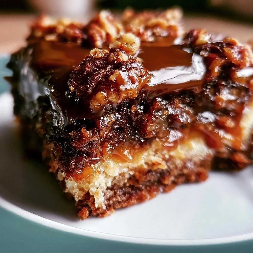 Torta Tedesca con Caramello e Noci Pecan, dolce ricco e goloso