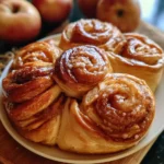 Delicious homemade Apple Cinnamon Brioche loaf with fragrant apples and spices