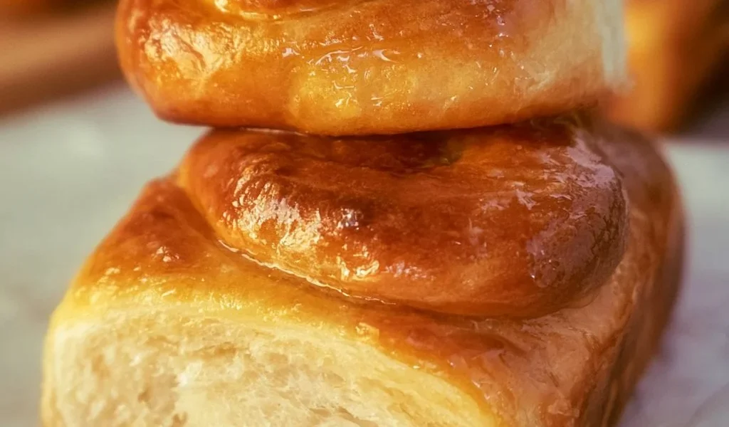 Brioche al Miele, dolce soffice e profumato, ideale per la colazione o merenda.