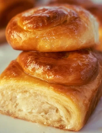 Brioche al Miele, dolce soffice e profumato, ideale per la colazione o merenda.