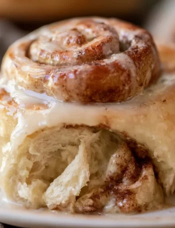 Deliziosi cinnamon rolls morbidi e soffici con zucchero sopra
