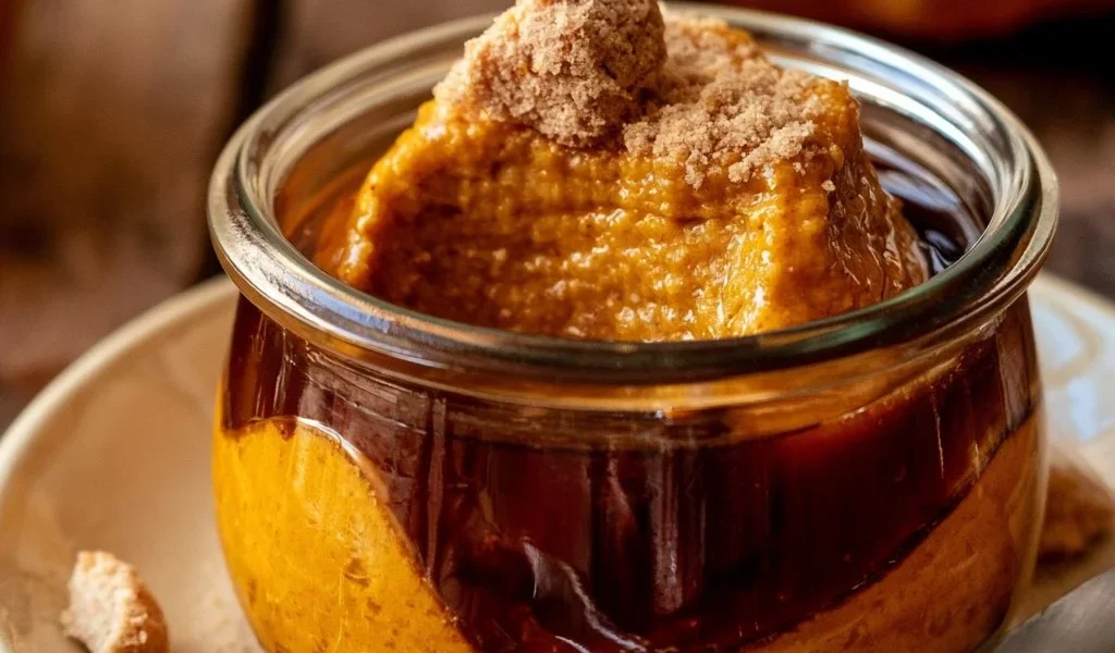 Budino alla Zucca con Amaretti, un dessert autunnale cremoso e gustoso.
