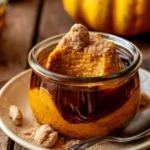 Budino alla Zucca con Amaretti, un dessert autunnale cremoso e gustoso.