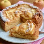Delicious classic apple cake with fresh apples and spices