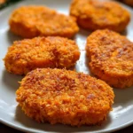 Cotolette di zucca dorate e croccanti, un piatto vegetariano ricco di sapore.