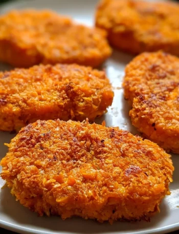 Cotolette di zucca dorate e croccanti, un piatto vegetariano ricco di sapore.