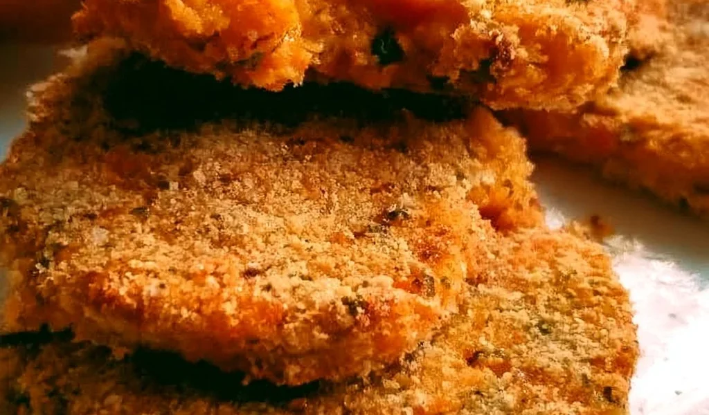 Cotolette di Zucca al Forno con spezie e pangrattato croccante