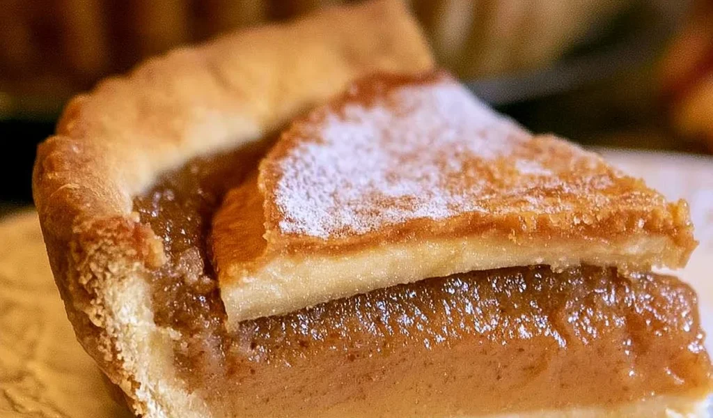 Crostata di Burro di Mele appena sfornata con fette di mela caramellate