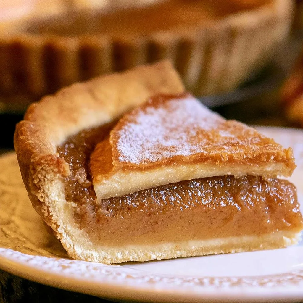 Crostata di Burro di Mele appena sfornata con fette di mela caramellate