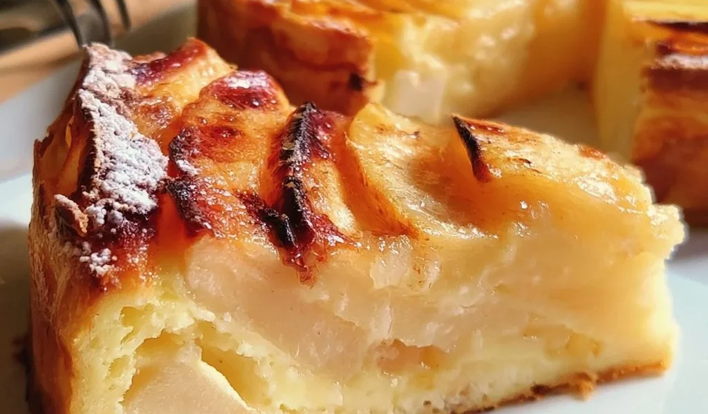 Crostata di Crema Francia con Mele, dolce tradizionale italiano