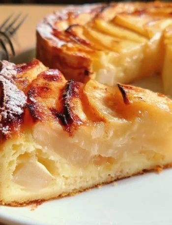 Crostata di Crema Francia con Mele, dolce tradizionale italiano