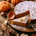 Dolce autunnale senza farina ricco di ingredienti naturali e gustosi.