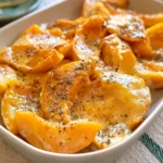 Fast pumpkin and cheese side dish served on a plate