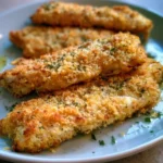 Filetti di merluzzo croccanti al forno serviti con contorni freschi