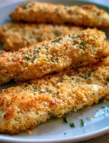 Filetti di merluzzo croccanti al forno serviti con contorni freschi