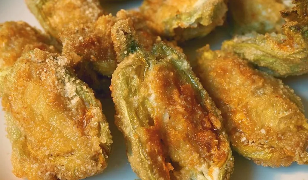 Fiori di Zucca Ripieni al Forno freschi e deliziosi