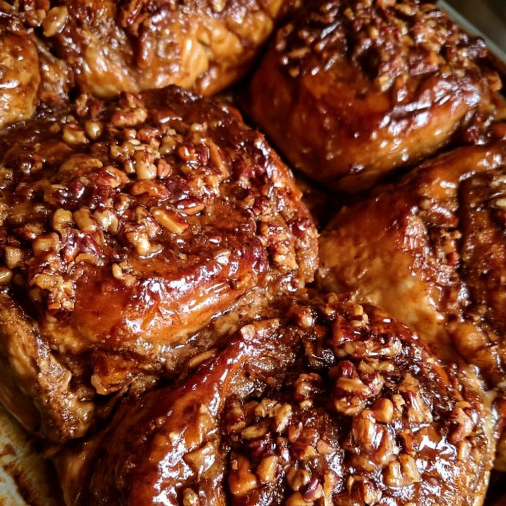 Giant sticky buns, Giganti Panini Appiccicosi, dolci italiani