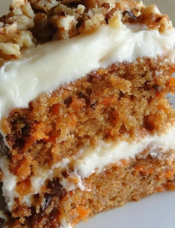 Torta di carote facile e deliziosa pronta da gustare