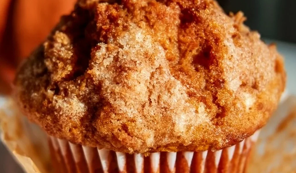 Muffin di mela e zucca appena sfornati, perfetti per una colazione dolce e sana