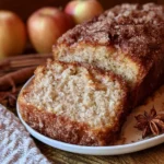 Pan brioche di mele e cidro d'autunno appena sfornato