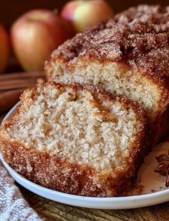 Pan brioche di mele e cidro d'autunno appena sfornato