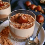 Panna cotta alle castagne, un dessert cremoso e goloso con castagne