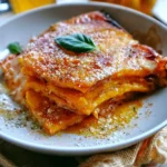 Deliziosa parmigiana di zucca con melanzane e formaggio