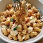 Cavatappi alla Mozzarella: pasta cremosa con mozzarella deliziosa