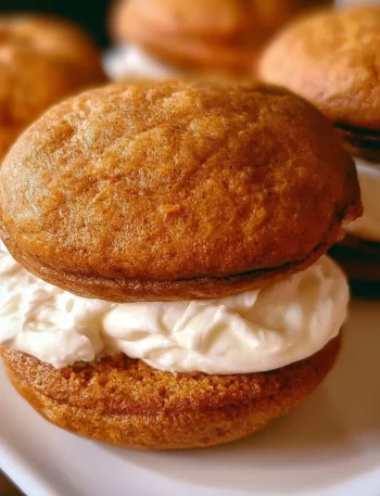 Pasticcini Whoopie alla Zucca con ripieno di crema alla zucca