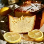 Plumcake Ricotta e Limone fresco e invitante servito su un piatto