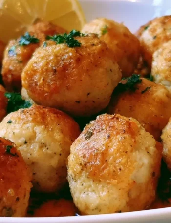 Polpette di Merluzzo appena sfornate su un piatto bianco