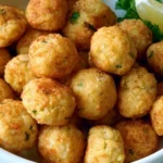 Polpette di merluzzo senza uova pronte da servire