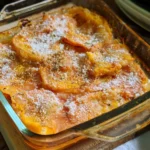 Creamy Pumpkin Parmesan dish with a savory cheese topping