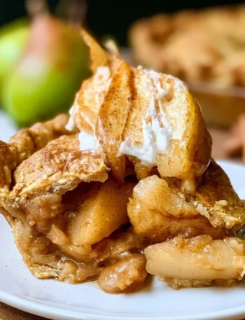Torta di pere vegana con spezie per chai, dolce autunnale sano e gustoso