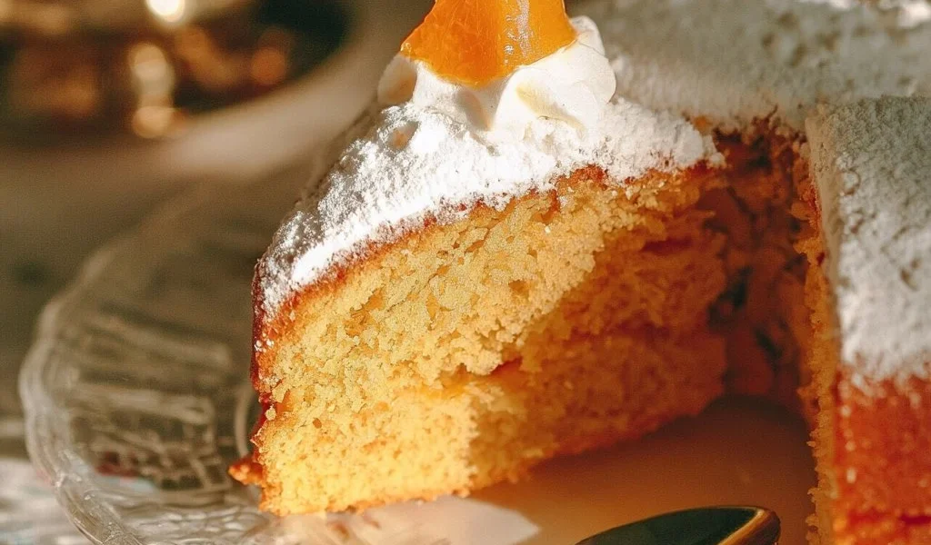 Torta Camilla con carote e noci, dolce tradizionale italiano