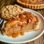Torta di biscotto e caramello alle mele, un dolce goloso e semplice da preparare