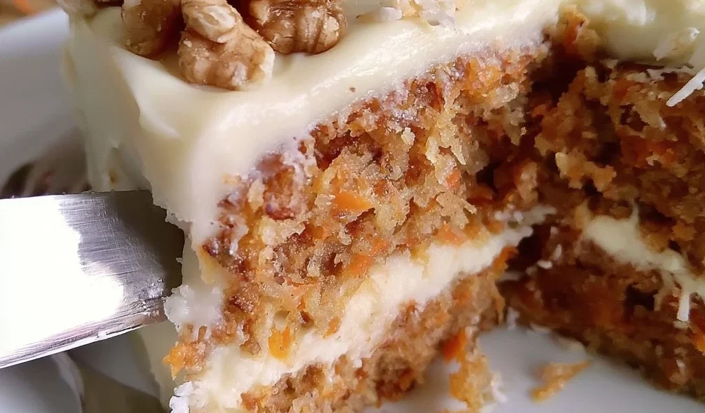 Torta di carote con ananas e cocco, un dolce colorato e gustoso