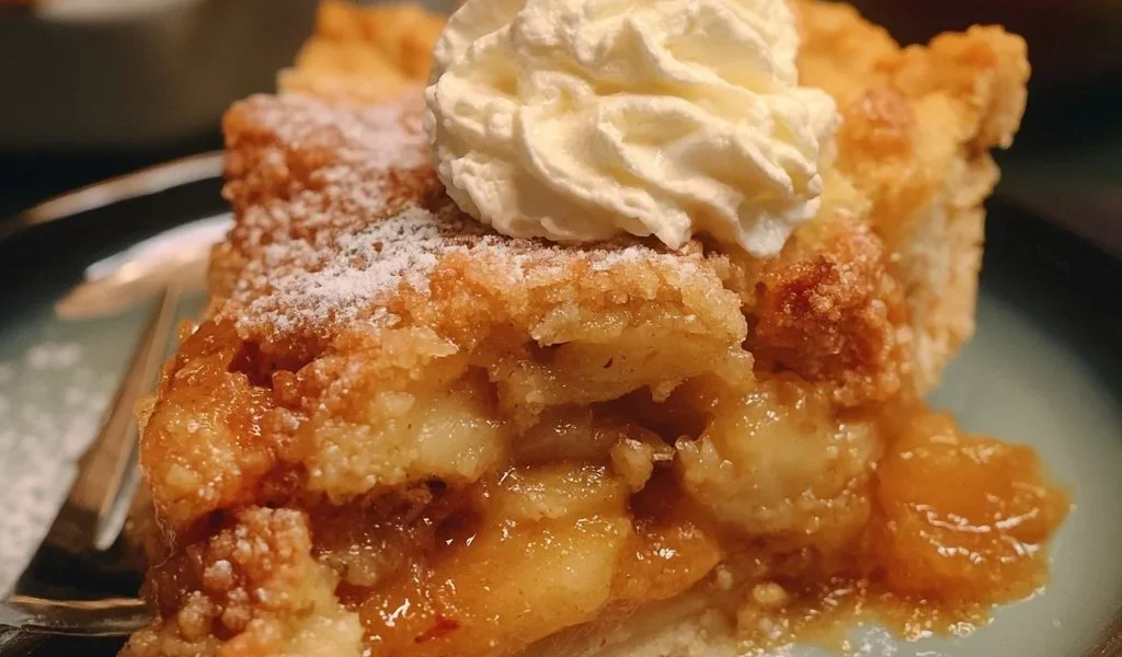 Torta di Mele fresca appena sfornata con mele succose e profumo di cannella