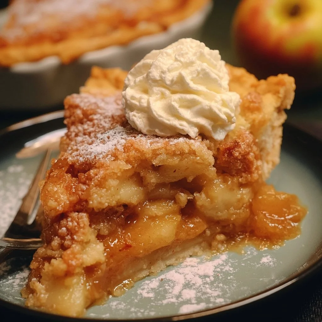 Torta di Mele fresca appena sfornata con mele succose e profumo di cannella
