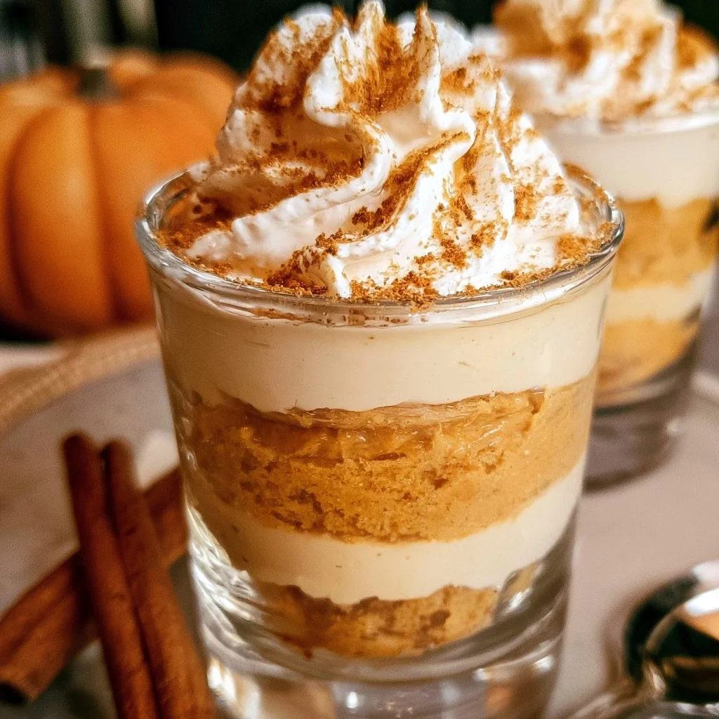 Torta di zucca in una tazza pronta da gustare