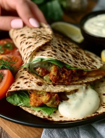 Wraps di legumi con maionese allo yogurt, piatto sano e gustoso