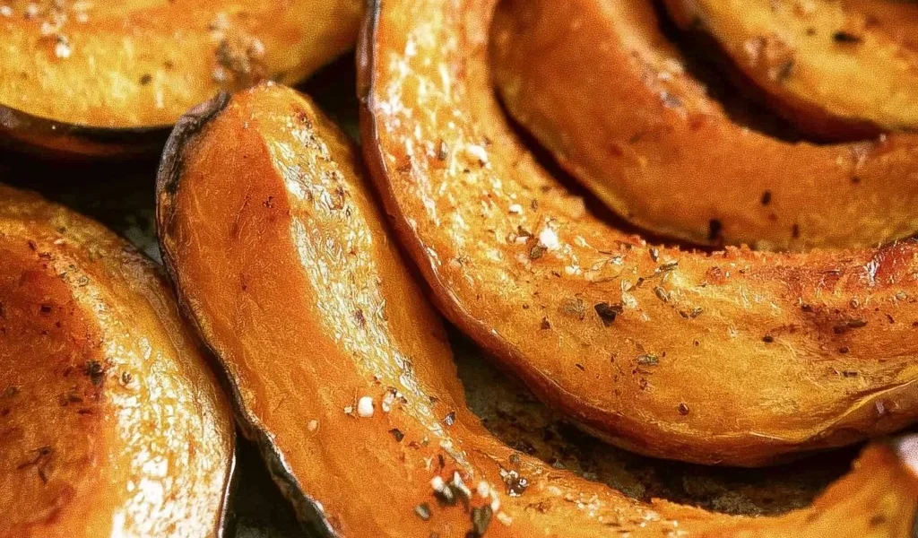 Deliziosa zucca al forno con spezie, pronta da servire come contorno