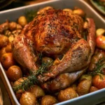 Arrosto di tacchino con castagne e mele, un piatto festivo e gustoso