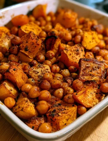 Ceci e zucca speziati al forno, un piatto sano e saporito
