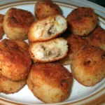 Crocchette di patate e funghi dorate e croccanti